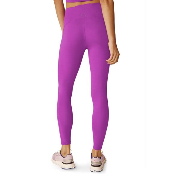 Beyond Yoga Womens Powerbeyond Legging Small Violet Berry Strive High Waist Midi - Picture 2 of 8